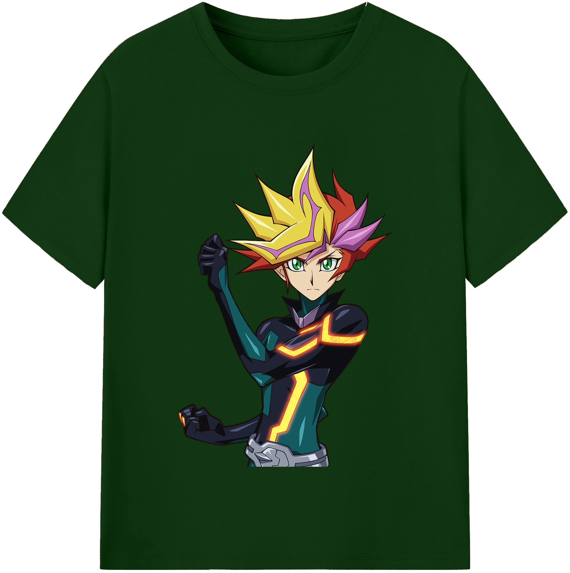 （画像用） 遊☆戯☆王 Yu-Gi-Oh! 綿100％半袖Tシャツ（フロントプリント）